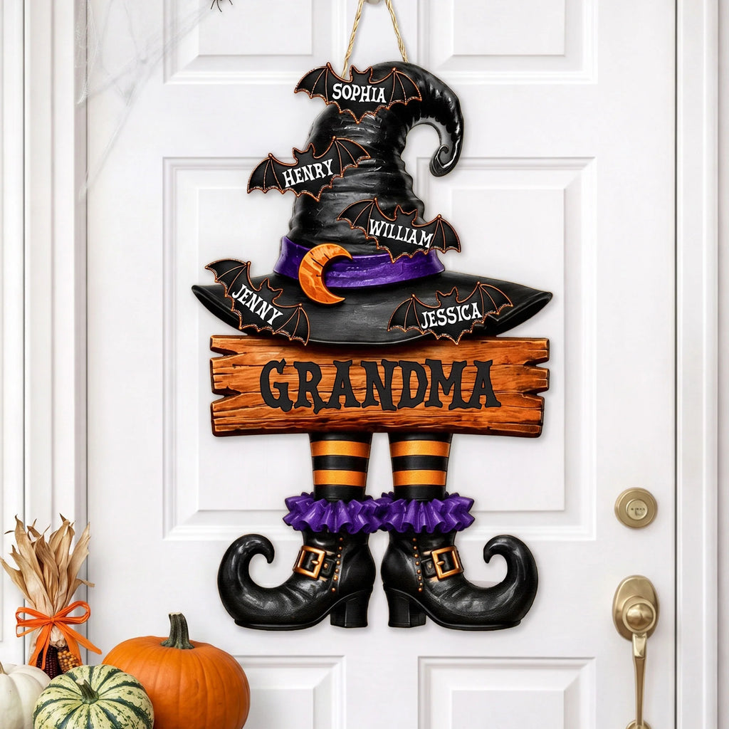 Grandma Witch - Personalized Wood Sign