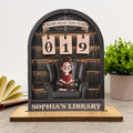 Books Read This Year Tracker Reading Goal - Personalized Wood Sign